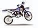 Hot Wheels Moto X No.20 Rider and Black Bike Figure, Blue