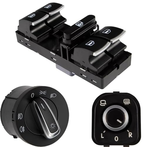Commande vitre électrique pour trajets confortables en Golf et Jetta - Pack 6 pcs - 6
