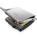 Produktbild Gotoll Kontaktgrill, Multi-Grill, Panini Maker, Sandwich Maker, Elektrische Tischgrill geöffnete Grillplatten, Antihaftbeschichtung, Temperaturkontrolle, Licht-Anzeige, Edelstahlgehäuse, 1800 Watt