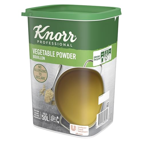 Knorr Professional Vegetable Powder Bouillon Savoury Vegetable Base for Soups Stocks and Broths 1 kg