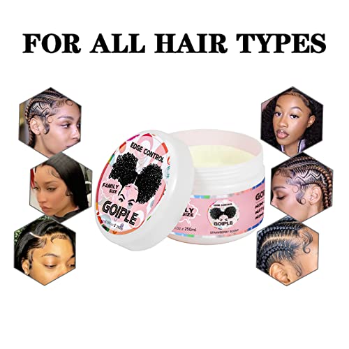 Goiple 8.25 Oz Edge Control Wax For Women, Non-Greasy Edge Smoother, Hair Gel For All Hair Types thumb #5