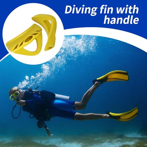 Correa de aletas de buceo con mango de agarre resistente para deportes acuáticos 3