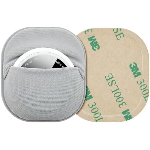 Airtag supporto adesivo per custodia protettiva con 3M su portafogli telecomandi TV da auto bagagli droni copertura completa in tessuto per tag moto leggero