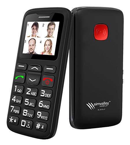 simvalley MOBILE Seniorentelefon: Komfort-Handy XL-915 V2 mit Garantruf Premium (Rentnerhandy, Handys, LED)