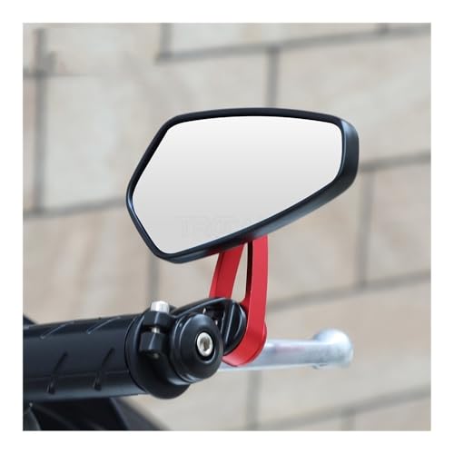 Espejos retrovisores de motocicleta con visión amplia y anclaje universal para manillar 22mm