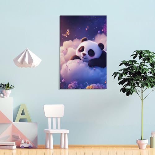 Peintures Sur Toile Panda Éco-Impression HD Durable 30x45cm - 4