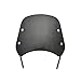 HARPUOU Universal Motorcycle Windshield Carbon Wind Deflector Windscreen Front Flyscreen with Mount for Motorbike 5