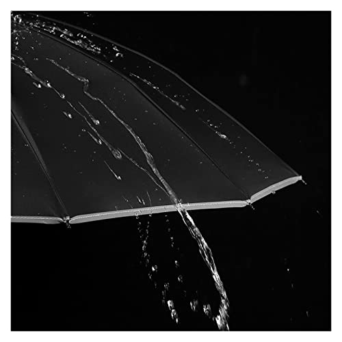 Parapluie inversé automatique résistant au vent solide pliable rouge de voyage
