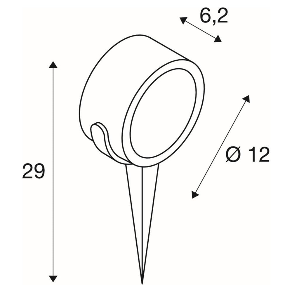 SLV 231525 Sitra 360 Spike, Anthrazit