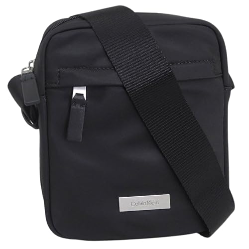 [カルバンクライン] バッグ メンズ ショルダーバッグ ナイロン ブラック SLEEK REPORTER LV04D3180G BLACK CALVIN KLEIN [並行輸入品]