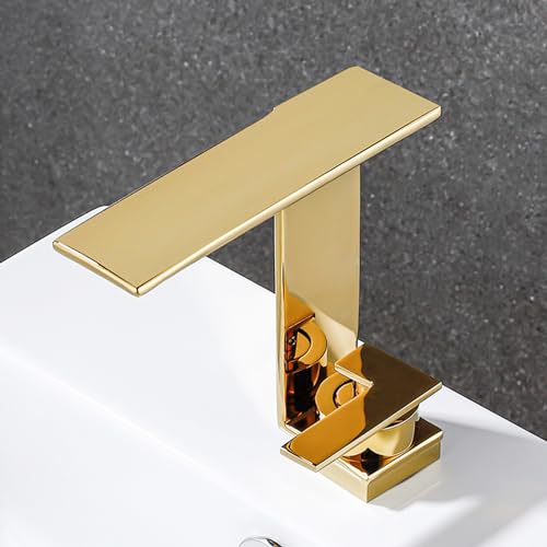 Robinet de lavabo cascade en laiton robuste et durable pour vasque chic