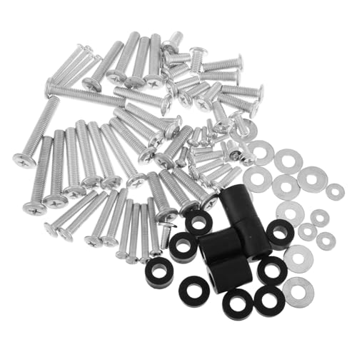 Cabilock TV Wall Mount Screw Kit 88pcs Installation Hardware for LED/LCD TVs Metal Screws Easy Setup for Home Theater