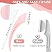 6Pcs Eyebrow Trimmer Set, 4 Eyebrow Scissors with Comb, 2 Curved Eyebrow Razor, Stainless Steel Eyebrow Brow Scissors for Men Women, Eyebrow Grooming Kit for Beginners