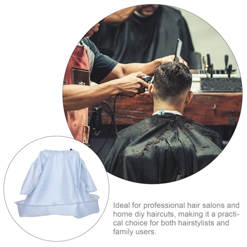 Capa Profesional para Barbero con Cuello Elástico, Antiestática, Impermeable para Adultos, Capa Antiadherente para Corte de Cabello para Uso en Casa y Salón miniatura 7