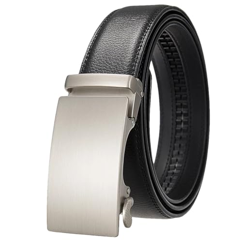 YTR6TW Men Belt Male Automatic Buckle Leather Belts Luxury Business Belts