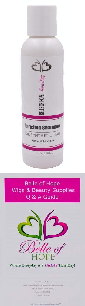 TEXTURED FRINGE BOB Heat Friendly Synthetic Wig by Hairdo, 3PC Bundle: Wig, 4oz Mara Ray Enriched Shampoo, and 19 Page Belle of Hope Guide (R10)