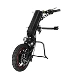 HALLOMOTOR 36V 250W 350W 500W 12 Inch Electric Handcycle Wheelchair Attachment Handbike DIY Conversion Kit with 8.8AH or 10.4AH or 11.6AH Battery (36V 500W, 36V 10.4AH Battery)