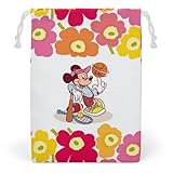 ミッキー 花柄 カラフル 巾着袋 給食袋 収納袋 コップ袋 トラベルポーチ 小物入れ お弁当 保育園 こども 男の子 女の子 おもしろい おしゃれ かわいい アニメ キャラクター グッズ 12 18cm 20 25cm