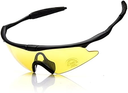 KT SUPPLY Outdoor Sunglasses for Men Women Sports Cycling Bicycle Bike Fishing Driving Polarized Motorcycle Glasses Eyewear (Yellow)