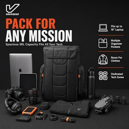 Gruv Gear Modular Tech Backpack