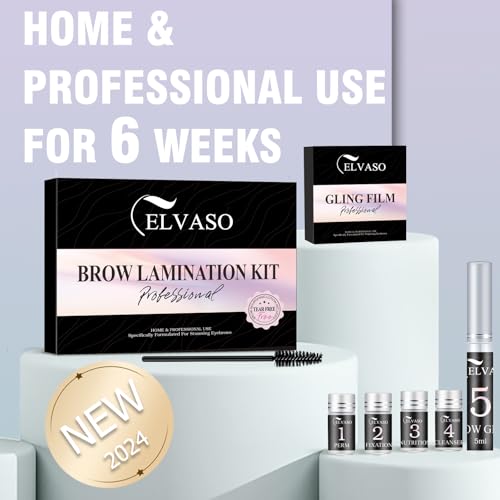 Brow Lamination Kit, At Home DIY Eyebrow Lamination Kit For Your Brows, Instant Professional Brow Lift Kit For Fuller Thicker Beautiful Eyebrows, Easy to Use and Long Lasting Results