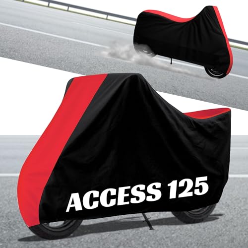 Image of Stylish Water Resistant Scooty Body Cover Compatible with Access 125 & All Models | UV Protection, Dustproof, Heat Resistant, Two Wheeler | New All Weather Protection, Dust & Rain
