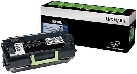 Lexmark 521XL Extra High Yield Return Program Toner Cartridge for Label Applications, 45000 Yield (52D1X0L)