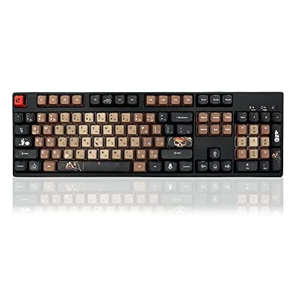 Oikabio Thema 150 Keycap Double-Shot Backlight Keycap voor Mechanische Toetsenbord Cap Sub Keycaps