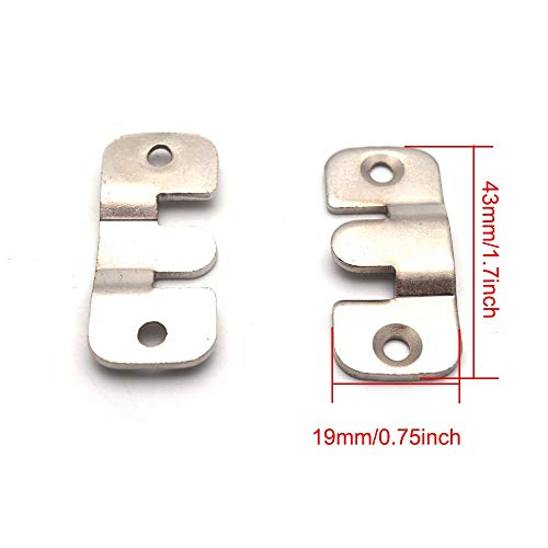 Sydien Stainless Steel Sectional Sofa Interlocking Furniture Connector Bracket 2mm Thickness 20 Pcs