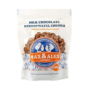 Max & Alex Stroopwafelchunks – Stroopwafelstukjes Melkchocolade – 120 gram