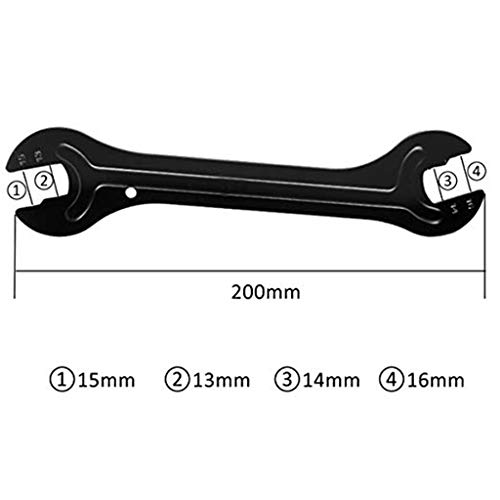 Bike Hub Cone Wrench Repair Tool Bicycle Wheel Axle Pedal Spanner 13/14/15/16mm