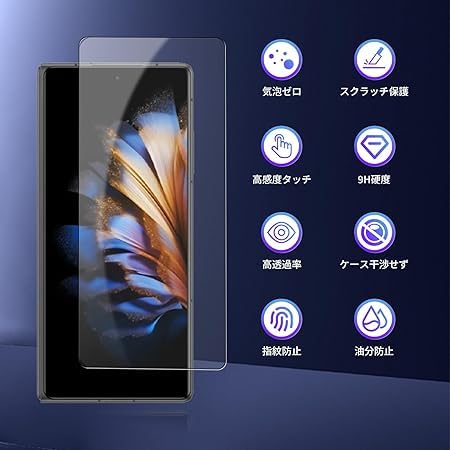 Amazon | 【2枚入り】 For ZTE Nubia Fold ガラスフィルム nubia Fold