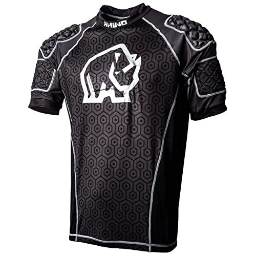 Rhino Rugby Body Protection Pro Adult Black Medium