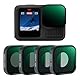 K&F Concept ND Filter Set Kompatibel mit GoPro Hero 13 Black, 4 Pack ND4 ND8 ND16 ND32 Neutral Density Light Reduction Filter für Go Pro Hero 12/11/10/9 Black, Graufilter HD Optical Glass