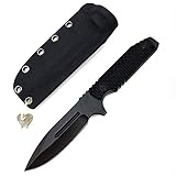 Härte:59 HRC, Sehr scharf, Ideal für Freizeit, beim Angeln，Wandern, beim Camping Campen & Sammlung.