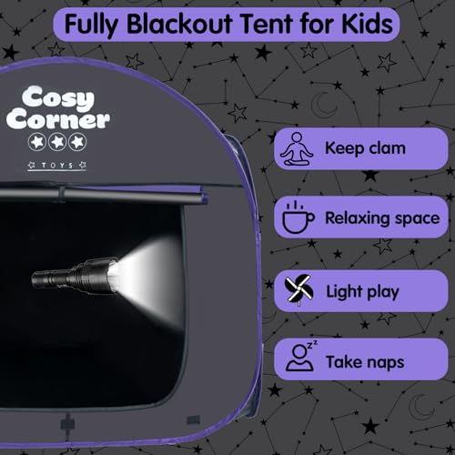 Sensory Tent with Fiber Optic Lamp