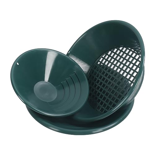 3PCS Gold Panning Pan Kit De Sartén adicional