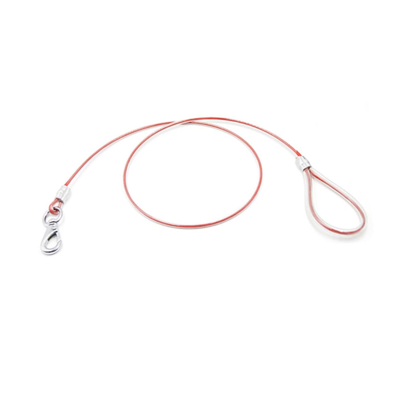 HOLIDYOYO Dog Leash Steel Wire 0.6x120cm Chew Training Lead for Dogs Outdoor Cable