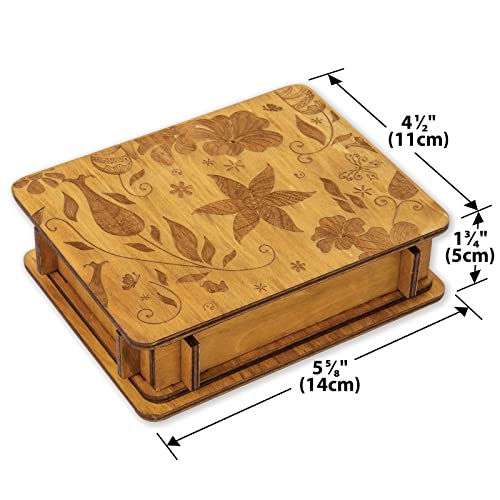 Bits And Pieces Botanical Box Brainteaser - Wooden Puzzle Gift Box thumb #2