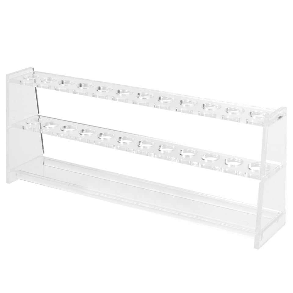 PRETYZOOM 1 Satz Test Tube Rack Holder Abnehmbarer Ständer für Reagenzgläser Transparentes Labormaterial für und Wissenschaftliche Experimente