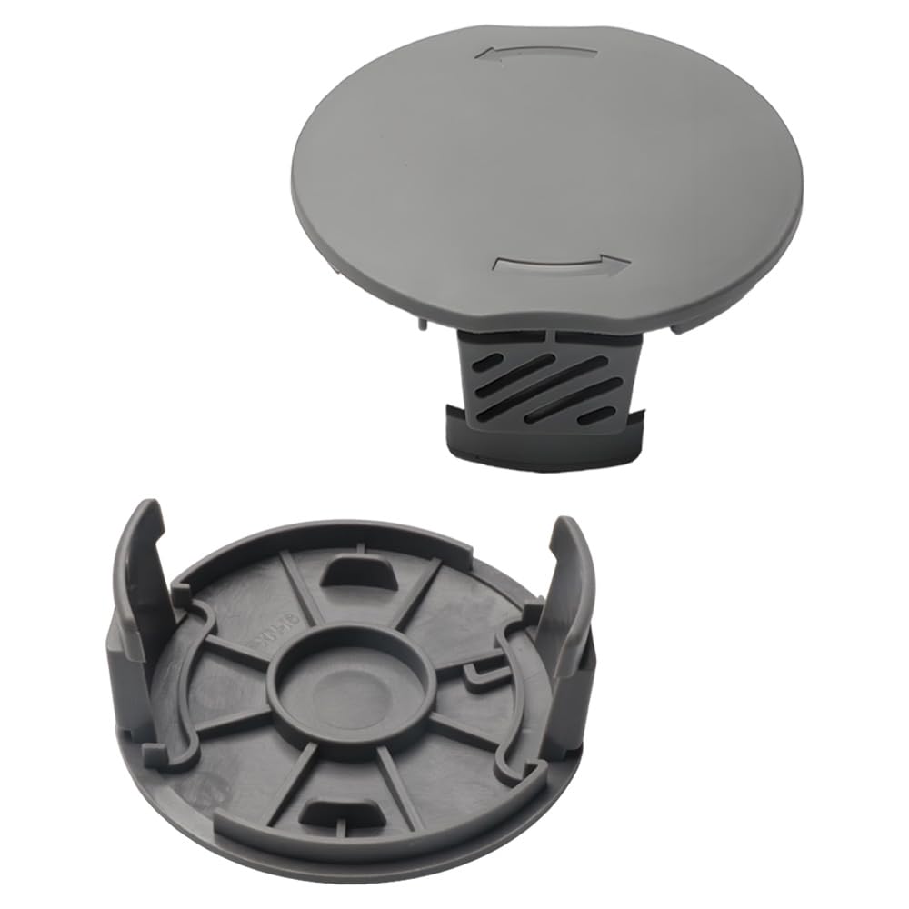 2 Pieces Lawn Trimmer Spool Cover Compatible with Bosch EasyGrassCut 18-26/18-230/18-260, Replacement Spool Cover Cap F016F05320