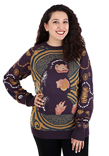 FUN.COM Adult Niffler Fantastic Beasts Sweater - M Brown