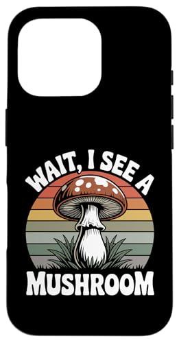 �҂��āAI See a Mushroom Forager �ۊw�� �L�m�R �X�}�z�P�[�X iPhone 16 Pro �p