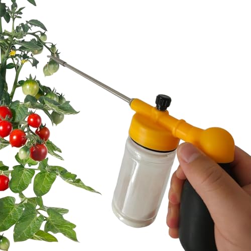Polvorizador Espolvoreador - Aplicador De Polvo Telescópico Para Jardín Dispensador | Herramienta De Dispensación Rápida Para Interiores Tomates Verduras Invernaderos Pimientos Flores Exteriores