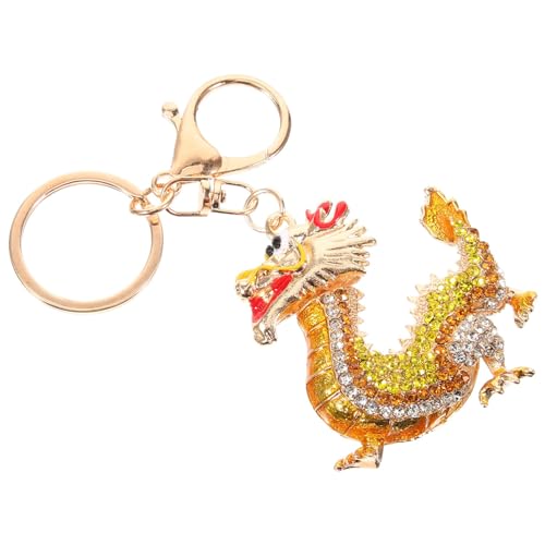 Gadpiparty décor suspendu en forme de dragon porte-clés dragon du nouvel an chinois sacs d'ornement Noël pendentif suspendu pour pendentif à main dragon la modélisation décorer Chine