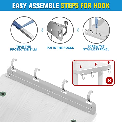 Jayrex Bathroom Organizer Countertop Corner Shelf, 3 Tier Shelf Moveable Shelf Organizer For Make Up, Dresser Table, Bathroom Countertop, Desktop Shelf (White) #TOP6