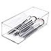 Produktbild JessLab Schubladen Organizer, 1-Fach Acryl Make-up Organizer Kosmetik Aufbewahrung Schmuck Display für Schreibtisch Kleiderschrank Badezimmer Waschtisch Arbeitsplatte Transparent