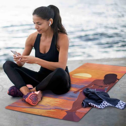 Esterilla de yoga ligera que no resbala para hacer ejercicio en tus viajes 6