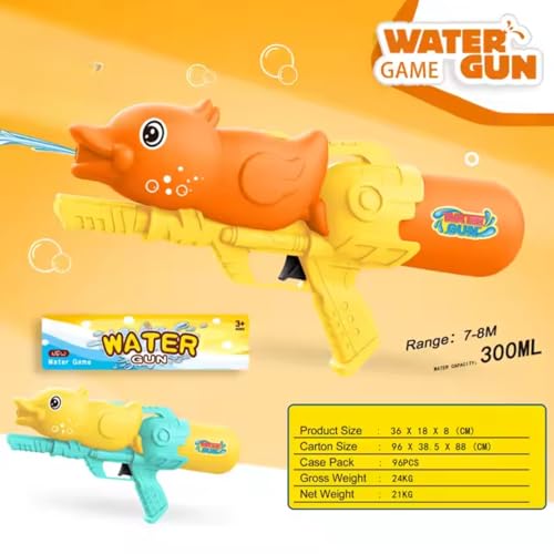 Image of Storio Cute Duck Holi Pichkari Water Gun Toy for Kids for Holi with 25Ft Range |High Pressure Mechanism Ideal Outdoor Toy for Pool & Beach Fun