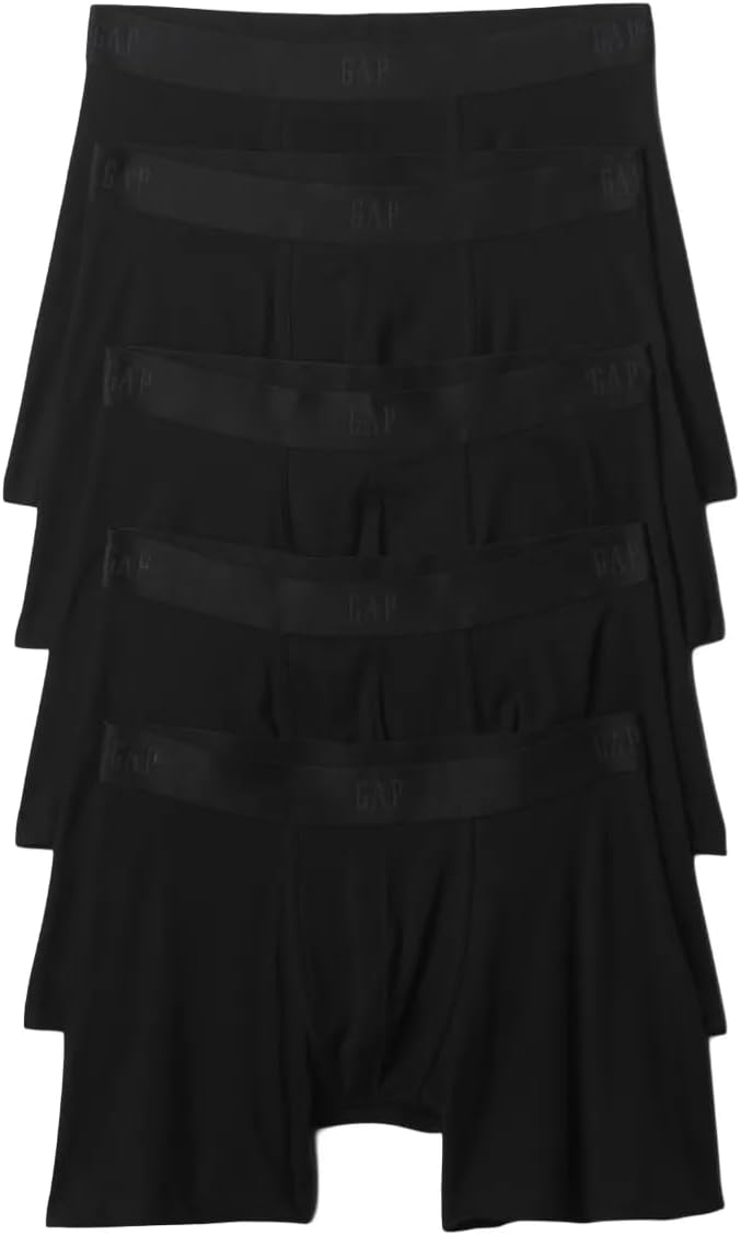 GAP mens 5-pack Cotton Boxer Briefs Underpants Underwear